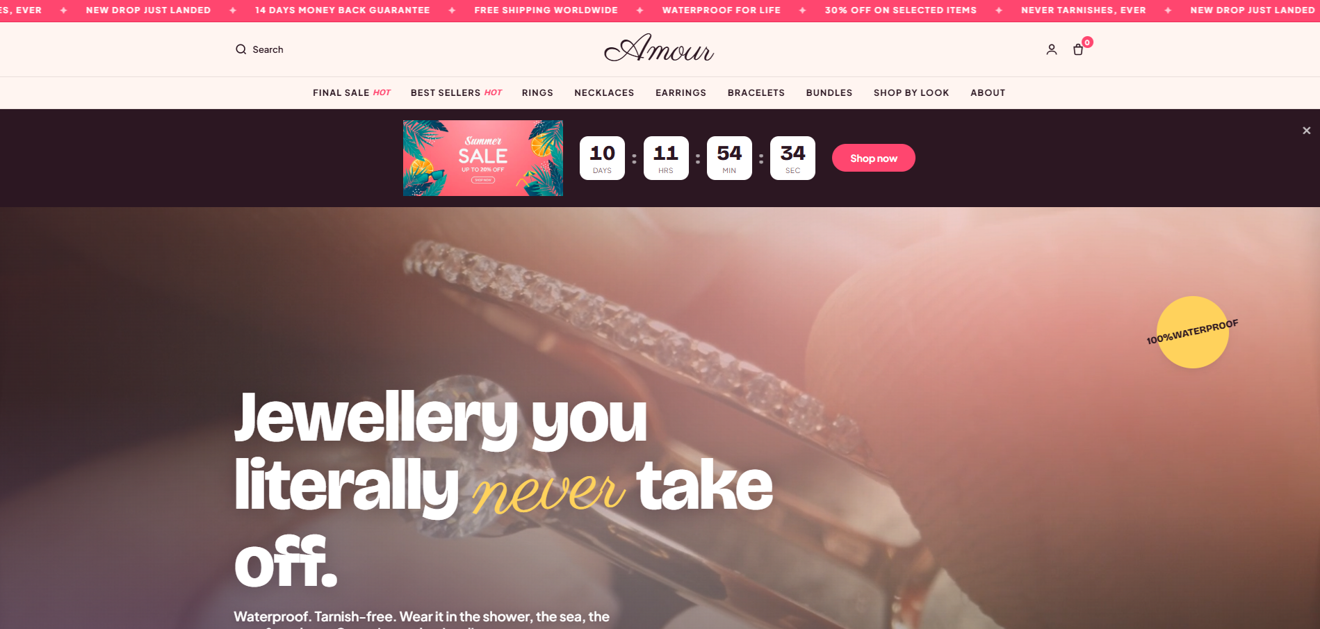 Amour Jewellery — after